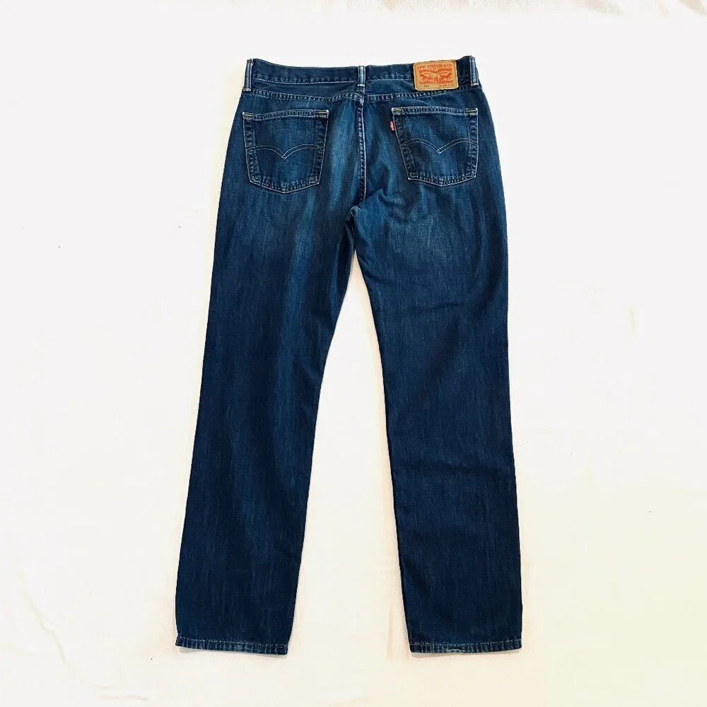 Levi's 514 jeans Men's 33 dark denim wash classic straight leg unisex